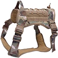 Los mejores  - Wildlead Tactical Training Dog Harness Vest Militar Ajustable Molle Chalecos de Nylon Perros Productos